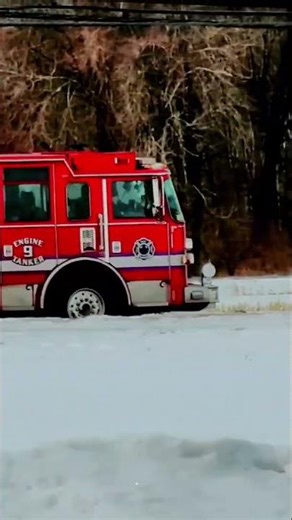 Engine number nine is out of the firehouse. #bigtruck #fireengine #firetruck