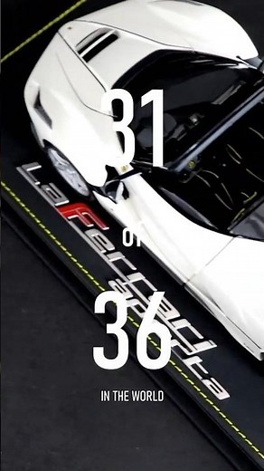 Up close with the 2020 Ferrari LaFerrari Aperta 70 Years Ferrari Edition by BBR Models