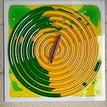 Texture Sensor Liquid Tiles - 6 Square Lava Set, 12" X 12" Sensory Mat, Multi-Color Textured Sensory Lava Tiles, Ages 3 4 5 6+.