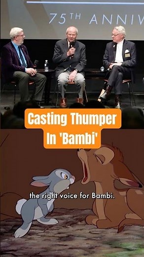How Thumper Was Cast in ‘Bambi’!
