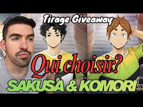 Who to choose as a duplicate between Sakusa and Komori?! 10 Giveaway winners drawn! Haikyuu!! Fly...