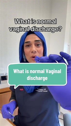 What is normal vaginal discharge? Normal vaginal discharge is usually a clear or opaque mucus-like liquid, depending on the time of the month and your menstrual cycle. During the time before and after your period, it may be slightly thicker than normal
