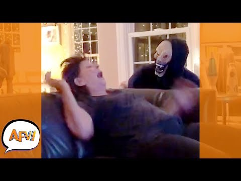 Three SCREAMS for HALLOWEEN! 🎃 👻 | Top Funniest Pranks & Fails | AFV 2021