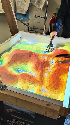 Exploring STEM - Augmented reality sandbox
