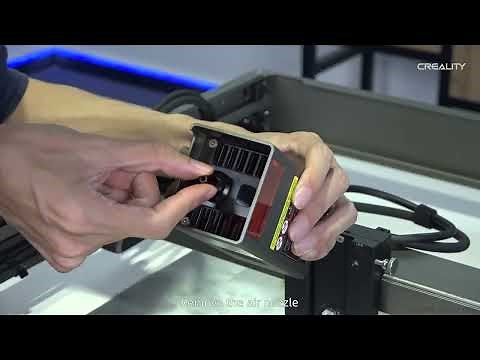 Service Tutorial Creality Falcon2 lens contamination alarm recovery