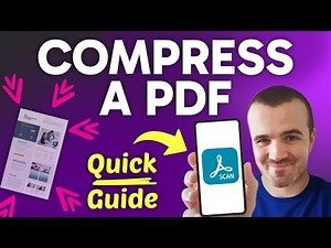 How to COMPRESS a PDF in Adobe Scan (Step by Step) 2025