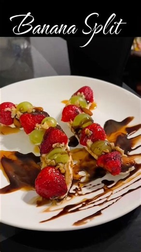 The BEST Banana Split Recipe | Easy Homemade Dessert in Just 5 Minutes! #easydessert #bananarecipe