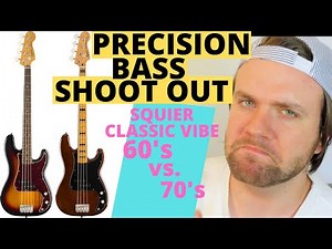 Squier Classic Vibe 60s vs Squier Classic Vibe 70s Precision Bass Shoot Out