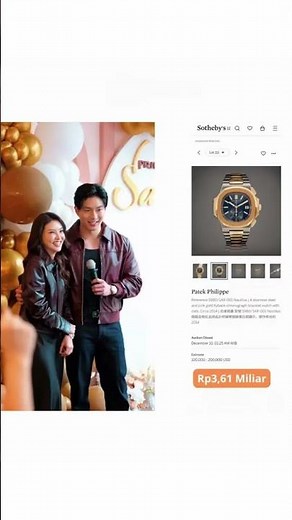 Koleksi jam tangan mewah Sarwenda dan Giorgio Antoni