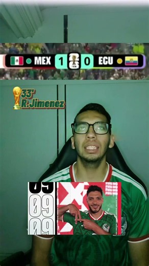 🚨for the fifth game🚨 reactions 🇲🇽 vs 🇪🇨 round of 32