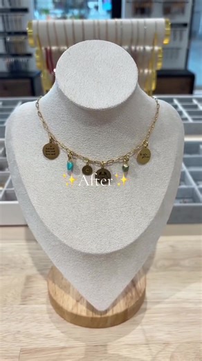 Create your own charm necklace or bracelet at the inspiration co. In Springfield town center! #springfieldtowncenter #inspirationco #charms #charmnecklace