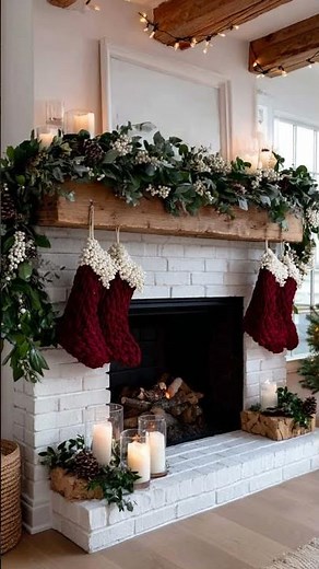 25 Green Christmas Fireplace Decor Ideas For A Fresh And Festive Mantel