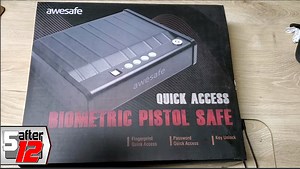 Watch awesafe Quick Access Biometric Pistol Safe on Amazon Live