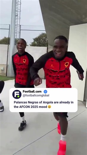 The Palancas Negras of Angola are officially in the AFCON 2025 mood!😆