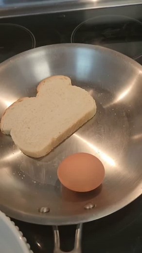 Tony Moraco | Ice cream French toast on a stainless steel pan using the glide method | Instagram