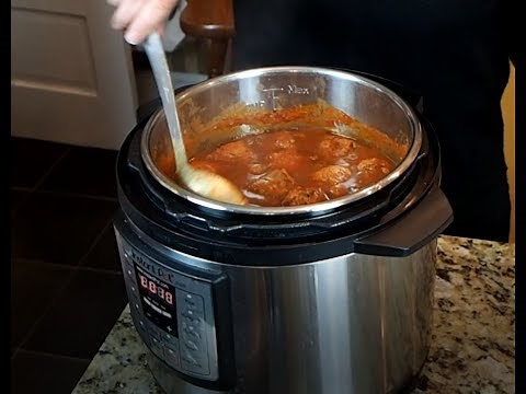 Instant Pot Meatballs and Pasta Sauce