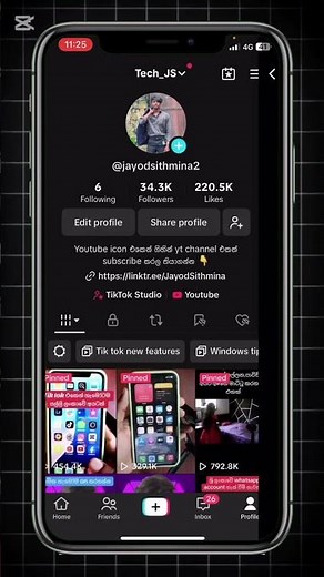 How to view tik tok account logged accounts sinhala