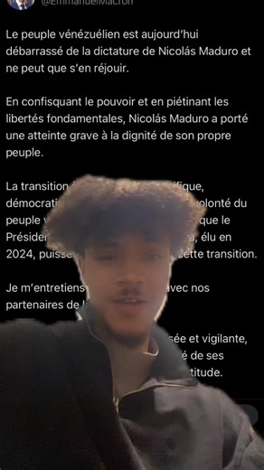 Première vidéo en francais car #macron (en toute objectivité) nous sort ça