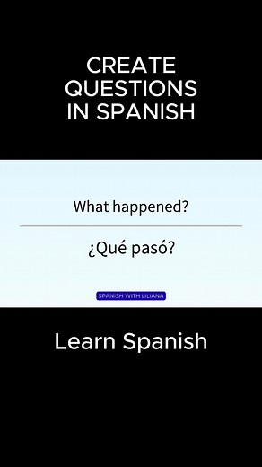 Learn to create questions in Spanish #spanish #spanishforbeginners #spanishbasics #spanishforfree #studyspanish #mexicanspanish #spanishsentences