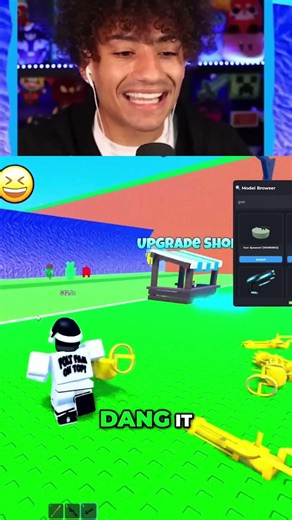 Admin Gun & Girlfriend Mod: My Crazy Roblox Experience! #shorts