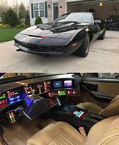 Knight Rider Fan Spends $50K Building the World's Most Screen-Accurate K.I.T.T. Car Replica
