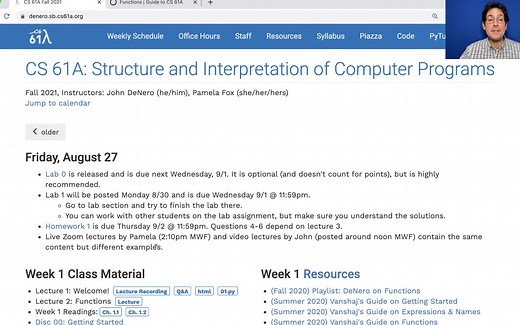 Berkeley CS61A Fall 2021