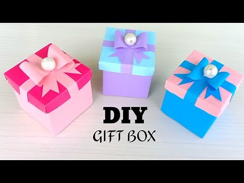 DIY Gift Box / How to make Gift Box ? Easy Paper Crafts Idea / DIY gift box /gift box / how to make