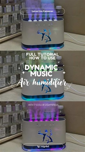 Music dynamic air humidifier full tutorial how to use!