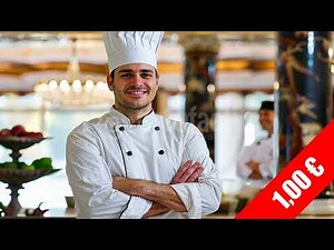 Chef in Elegant Dining Room – Luxury Hospitality Portrait | HD Stock Video