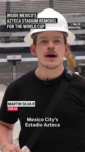 This is how the renovation of one of the world's most iconic soccer stadiums is progressing: el Estadio Azteca, in Mexico City. It will be the only stadium that, after the 2026 World Cup, can boast… | Guillermo Ochoa