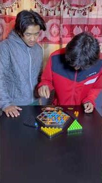 Triangle chess board game ! Last part😂