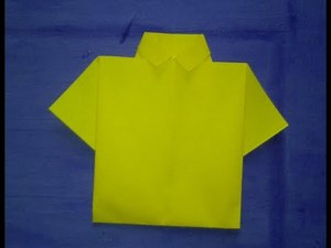 Origamiz - Cómo hacer una Camisa de Papel