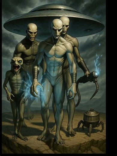 UNKNOWN VISITORS #anime #art #cartoon #oddities