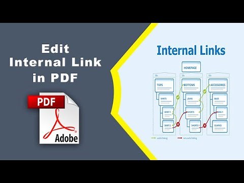 How to edit an internal link in a pdf file using Adobe Acrobat Pro DC