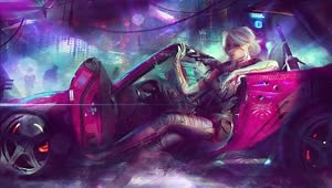 Ciri Cyberpunk 2077 4K Live Wallpaper