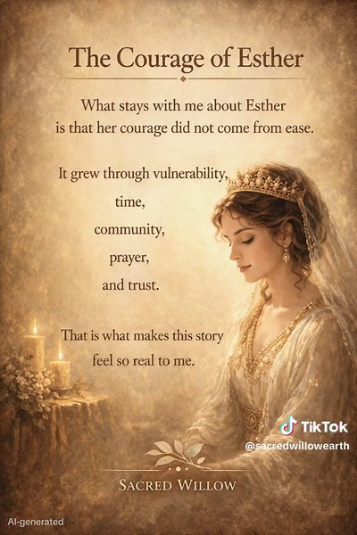 🌿 I’ve been spending time in The Good and Beautiful Bible Study, and one of the stories that has stayed with me most is Esther. What I appreciate about this study is that it helps Esther’s story feel clearer and more complete. It does not flatten her into a simple version of courage. It helps bring into focus the pressure around her, the vulnerability she carried, what was at stake, and the way God was still working behind the scenes. That matters to me. Esther’s courage did not come from ease.