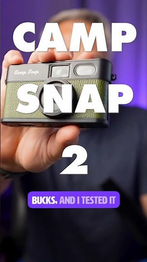 I tested out a NEW retro digi cam called Camp Snap 2. I was impressed w/ the simplicity & quality
