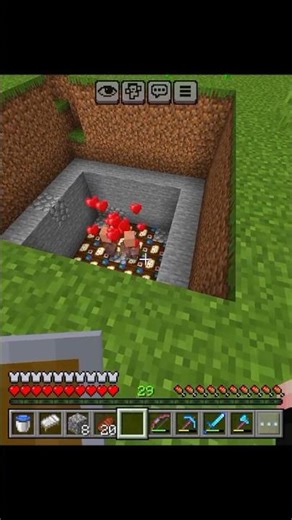 how to build iron farm part-5 #minecraft #shorts