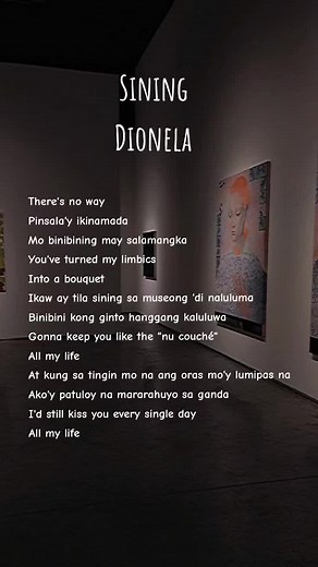 Sining by Dionela | Music Video | Beautiful Lyrics