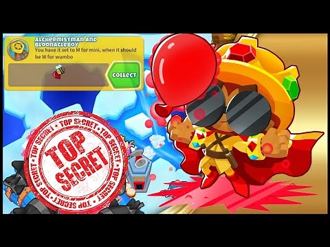 BTD6 How To Unlock Tiny Bloons Secret Achievement Alchermistman and Bloonacle Boy] easy strategy.