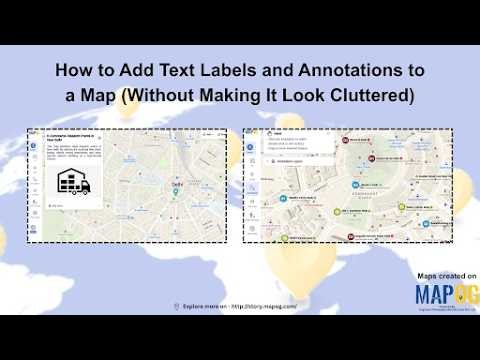 How to Add Labels, Icons & Annotations to Maps Without Creating Clutter | MAPOG | #mapog #smarttools