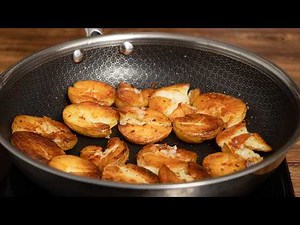 新じゃがは「潰して」焼いてください。フライパン一つで極上のじゃがいも料理が完成します。