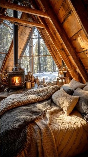 Cozy A-frame cabin with Forest View ✨🏔️