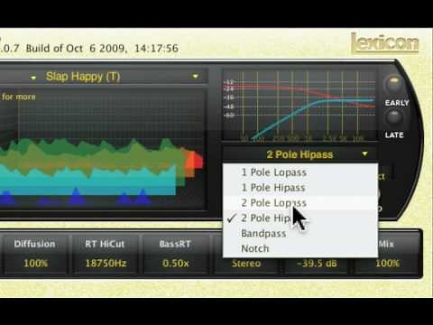 PCM Native Reverb Plugin - EQ Window