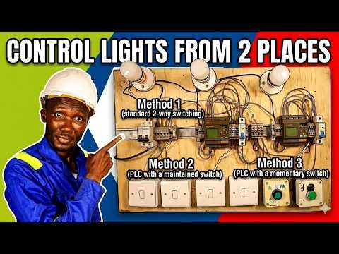 How to Control One Light from Two Switches Using PLC | 3 Methods Explained