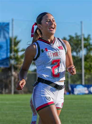 Jessica Manriquez comenzó fuerte y le dijo BYE BYE a la defensa de South Korea ⚡🔥 | #flagfootball #tochobandera #teammexico #highlights #internationalcup