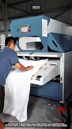 Fabric Folding Tool presses and folds textiles evenly best for laundry industry #tool