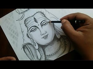 How to draw mahashivratri drawing || step by step for Beginners / drawing of Lord Shiva / bholenath