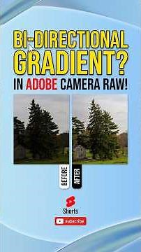 NEW Camera Raw Feature: Bi-Directional Gradient!