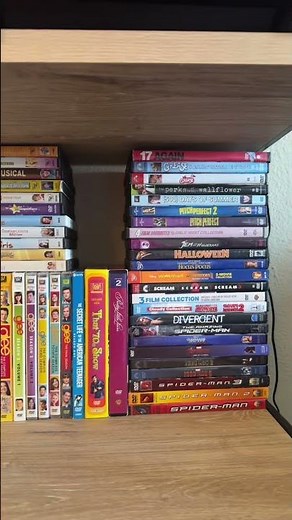 my dvd collection 🩷💿 #physicalmediacollection #physicalmedia #dvds